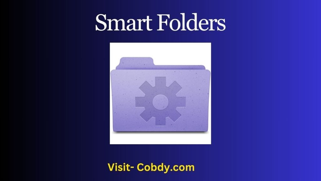 In the Finder on your Mac, use Smart Folders to automatically find and organize files by type and subject matter.
